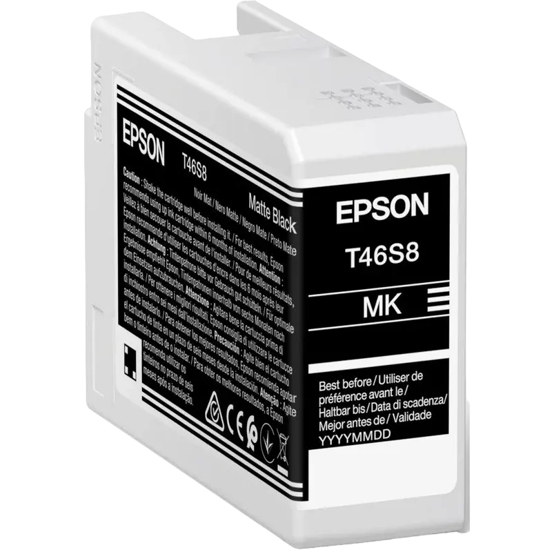 Картридж чернильный Epson T46S UltraChrome Pro 10, 25мл, Матовый Черный - photo