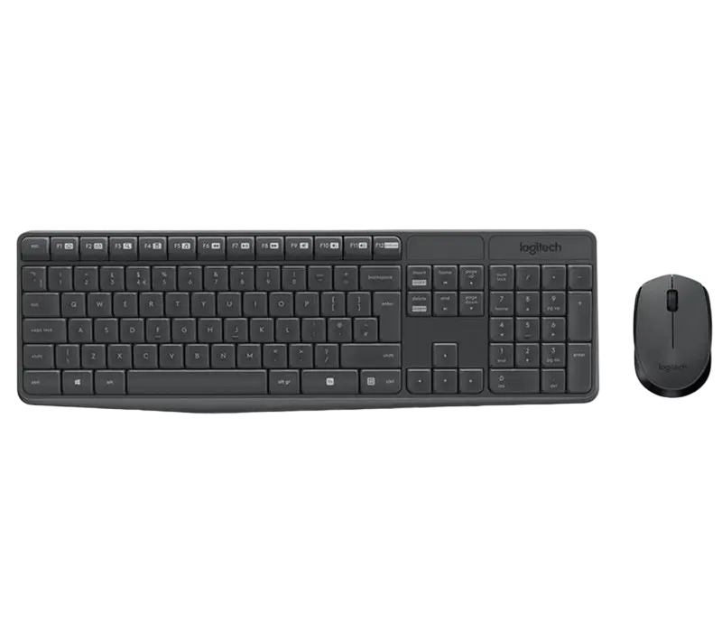 Set Tastatură + Mouse Logitech MK235, Fără fir, Grey - photo