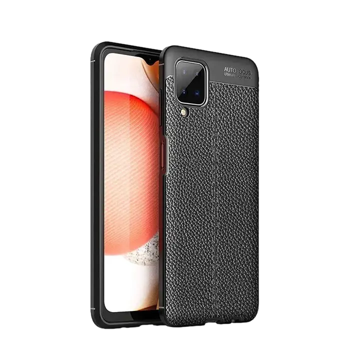 Чехол Xcover Galaxy A12 - Leather, Чёрный - photo