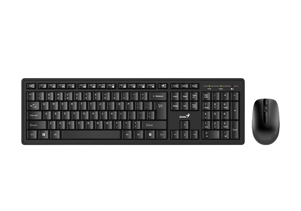 Set Tastatură + Mouse Genius Smart 8200, Fără fir, Negru - photo