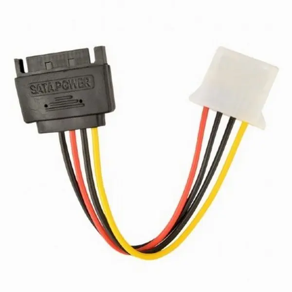 Cable SATA (male) to Molex (female) power cable, 0.15 m, Cablexpert, CC-SATA-PS-M - photo