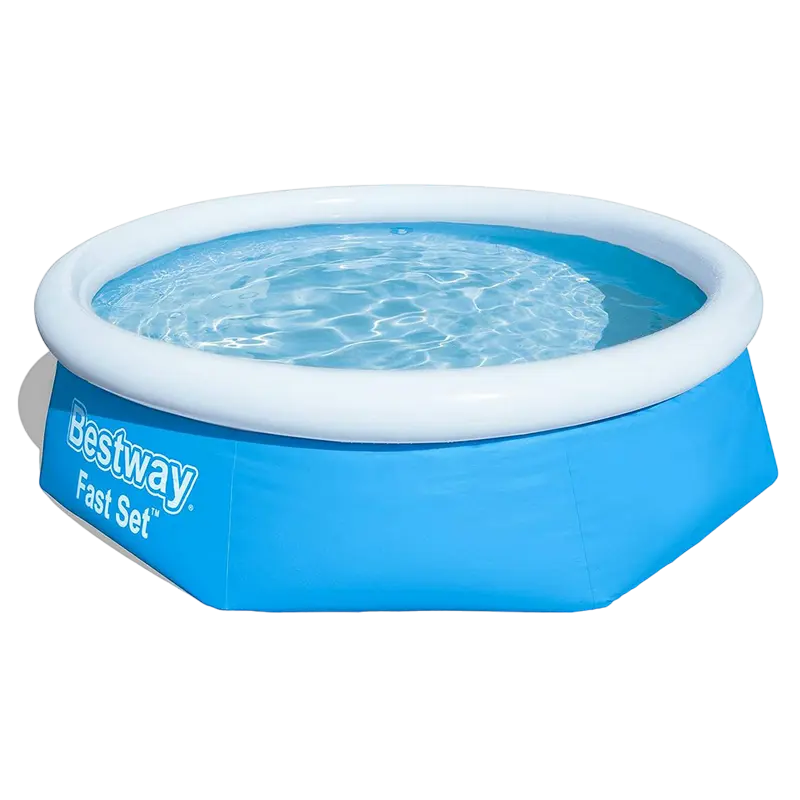 Piscină gonflabilă Bestway Fast Set, 2100L, Albastru/Alb, 57265 - photo