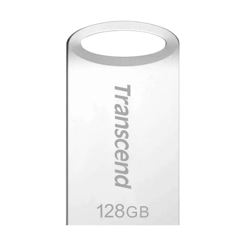 Memorie USB Transcend JetFlash 710, 128GB, Argintiu - photo