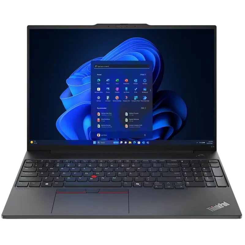 Laptop Business 16" Lenovo ThinkPad E16 Gen 2, Negru, Intel Core Ultra 7 155H, 16GB/1024GB, Fără SO - photo