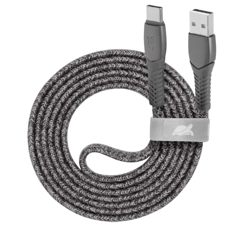 Кабель для зарядки и передачи данных Rivacase PS6102, USB Type-C/USB Type-A, 1,2м, Серый - photo