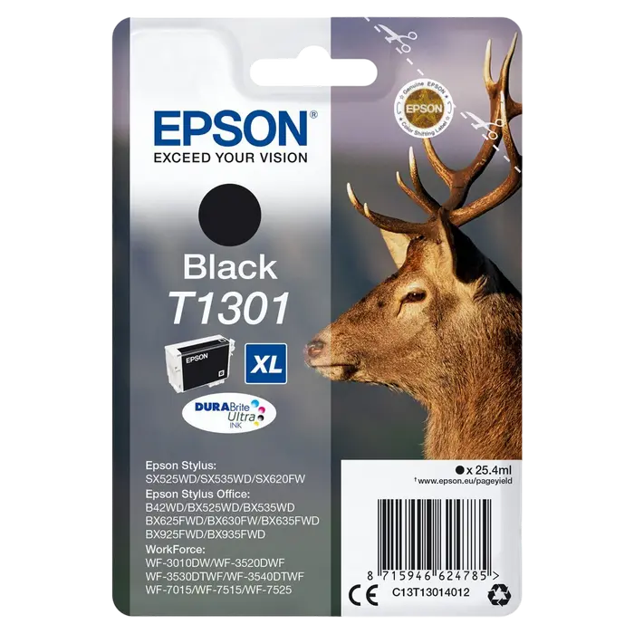 Cartuș de cerneală Epson C13T13014012, 25ml, Negru - photo