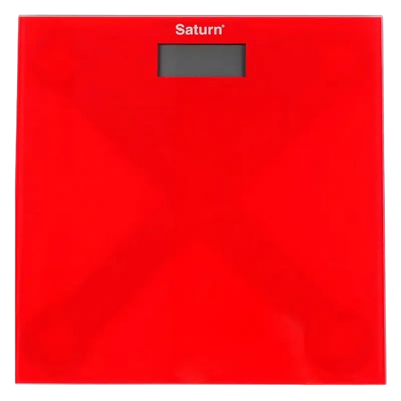 Cântar de podea Saturn ST-PS0294 , Roșu - photo