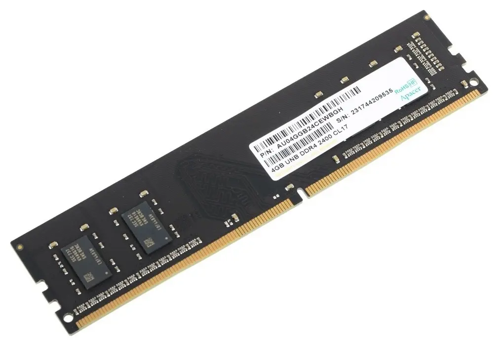 .4GB DDR4-   2400MHz    GeIL PC19200,  CL17, 288pin DIMM 1.2V  - photo