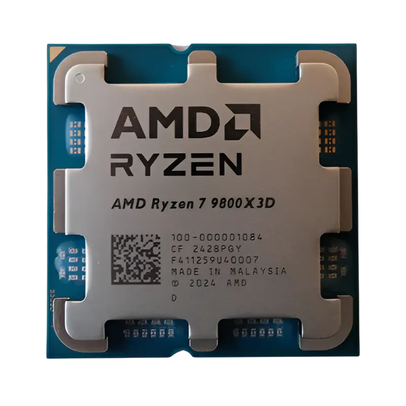 Процессор AMD Ryzen 7 9800X3D, AMD Radeon Graphics, Без кулера | Tray - photo