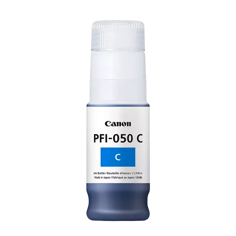 Картридж чернильный Canon PFI-050 C, 70мл, Голубой - photo