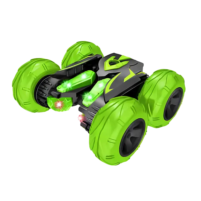 Радиоуправляемая игрушка SY Double-Side Stunt Car, Зеленый (SY005) - photo