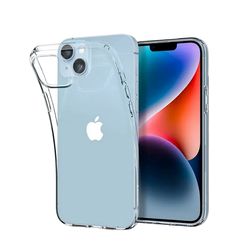Husă Spigen iPhone 14 Plus, Liquid Crystal, Transparent - photo