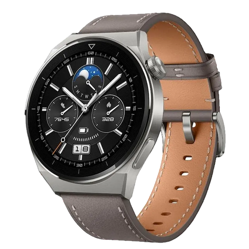 Умные часы Huawei WATCH GT 3 Pro, 46мм, Титан | Серый - photo