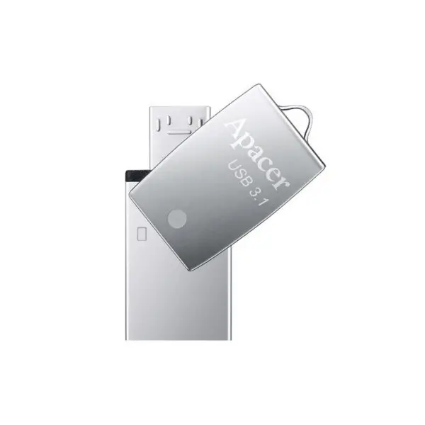 USB Flash накопитель Apacer AH750, 16Гб, Серебристый - photo