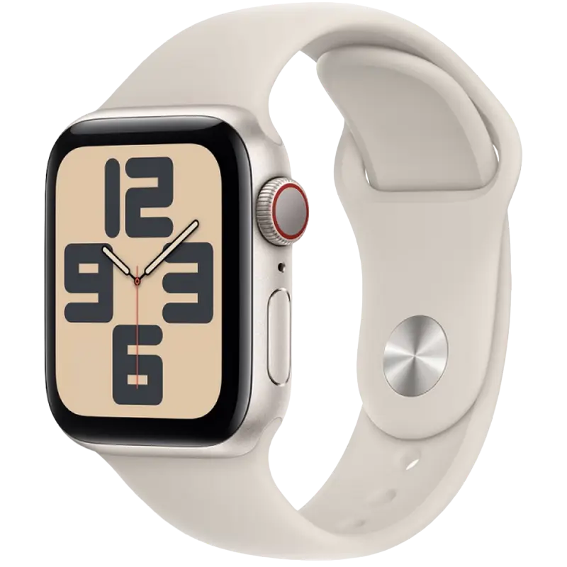 Ceas inteligent Apple Watch SE (2nd gen), 40mm, Starlight - photo