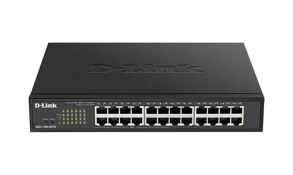 Comutator PoE D-Link DGS-1100-24PV2/A1A, 12x IEEE 802.3af/at - photo