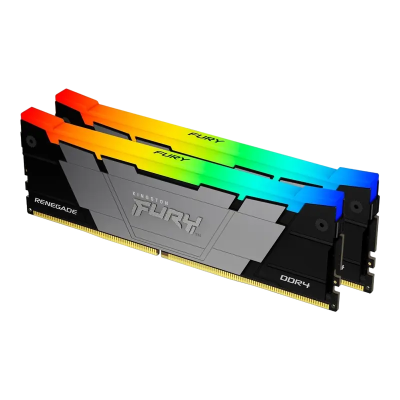 Оперативная память Kingston FURY Renegade RGB, DDR4 SDRAM, 3200 МГц, 64Гб, KF432C16RB2AK2/64 - photo