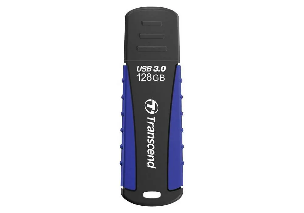 Memorie USB Transcend JetFlash 810, 128GB, Negru/Albastru - photo