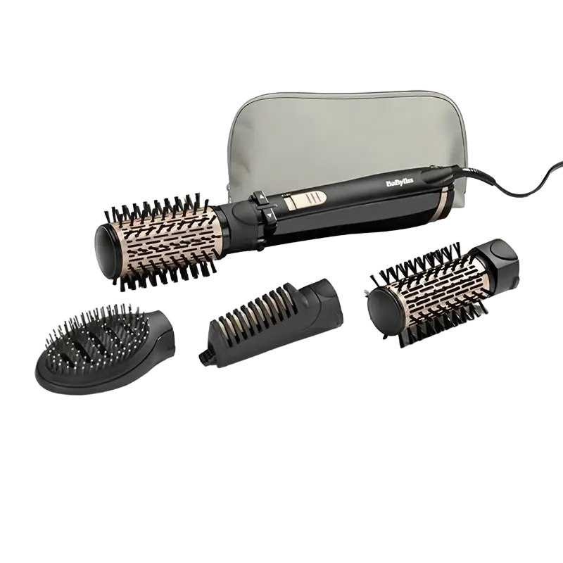 Фен-щётка BaByliss AS964ROE, 1000Вт, Чёрный - photo