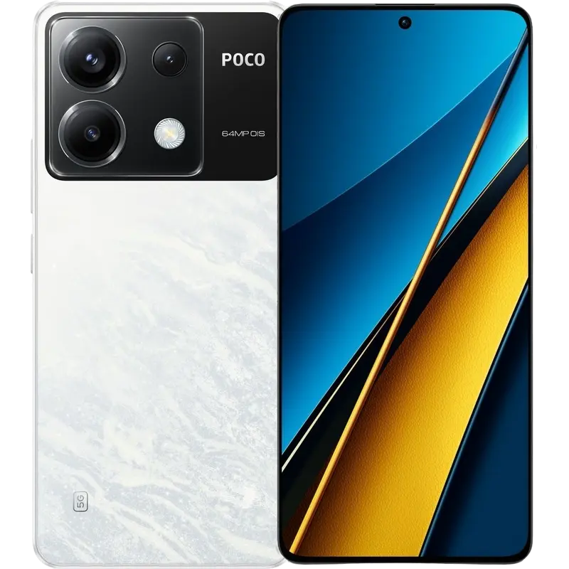 Смартфон Xiaomi Poco X6, 12Гб/256Гб, Белый - photo