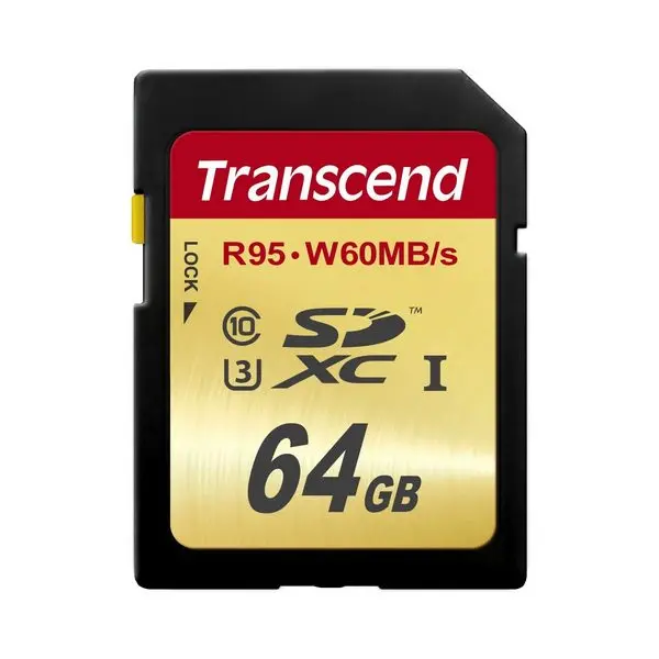 Card de Memorie Transcend SDXC Class 10, 64GB (TS64GSDU3) - photo