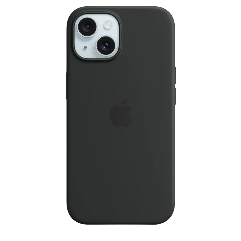 Husă Apple iPhone 15 Silicone Case with MagSafe, Negru - photo