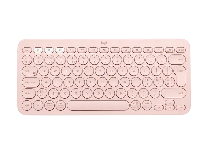 Tastatură Logitech K380, Fără fir, Roz - photo