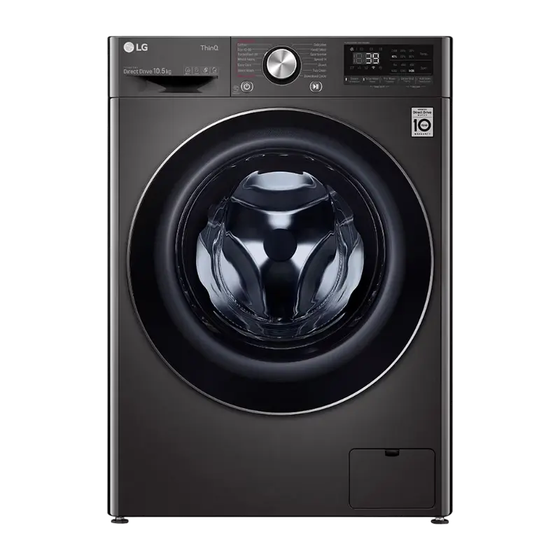 Mașină de spălat LG F4WV910P2SE, 10,5kg, Negru - photo