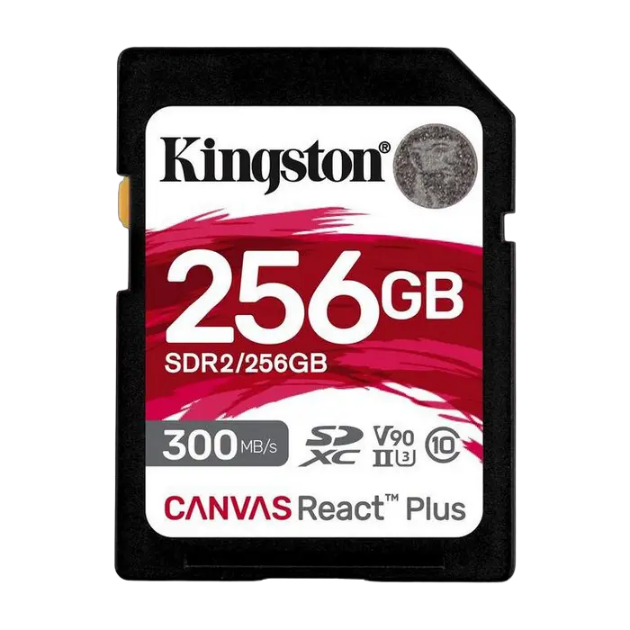 Card de Memorie Kingston Canvas React Plus, 256GB (SDR2/256GB) - photo