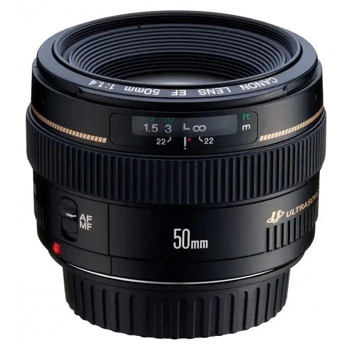 Prime Lens Canon EF  50mm, f/1.4 USM - photo
