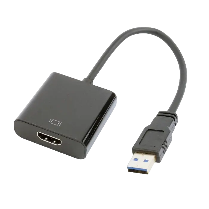 Видеоконвертер Gembird A-USB3-HDMI-02, USB Type-A - HDMI (F), 0,15м, Чёрный - photo