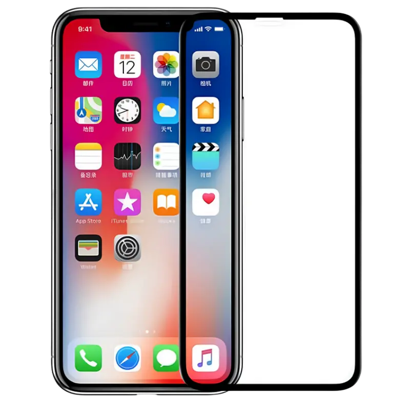 Sticlă de protecție Nillkin  iPhone XS/X 3D CP + Max, Negru - photo