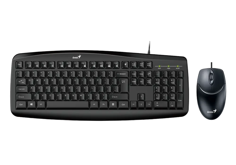 Set Tastatură + Mouse Genius Smart KM-200, Cu fir, Negru - photo