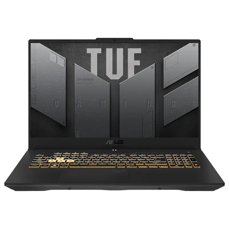 Laptop Gaming 17,3" ASUS TUF Gaming F17 FX707ZC4, Mecha Gray, Intel Core i7-12700H, 16GB/1024GB, Fără SO - photo