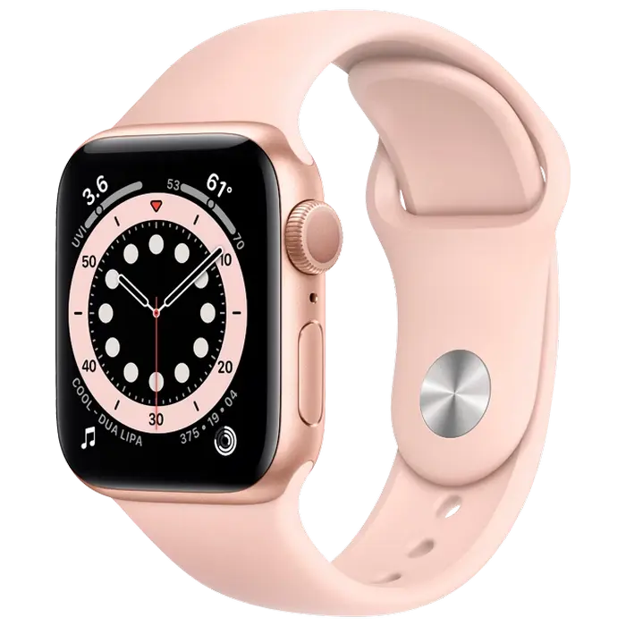 Ceas inteligent Apple Watch Series 6 GPS MG123, 40mm, Aur | Roz - photo