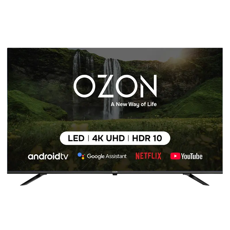 50" LED SMART TV OZON U50Z8000R, 3840x2160 4K UHD, Android TV, Negru - photo