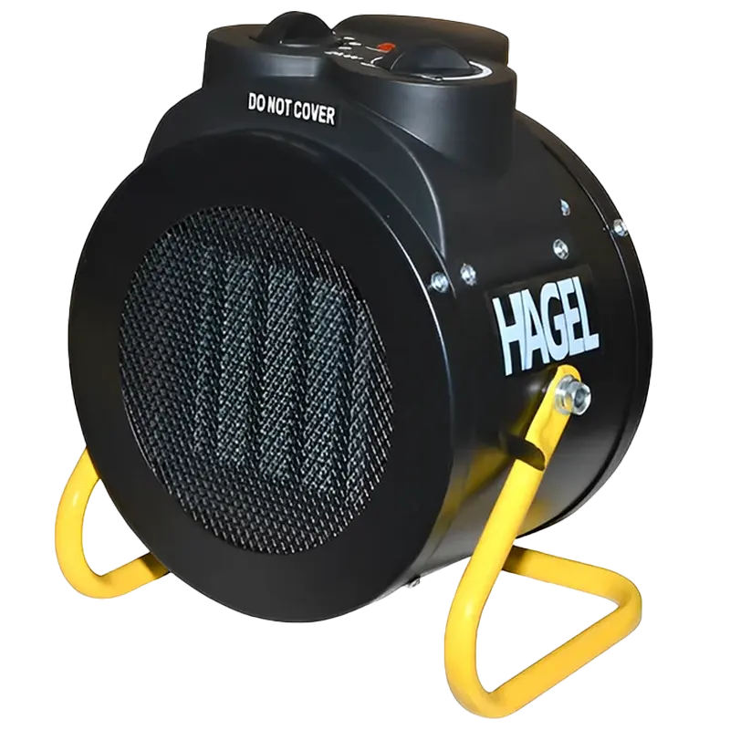 Ventilator de încălzire Hagel PTC-3000R, 3000W, Negru Galben - photo