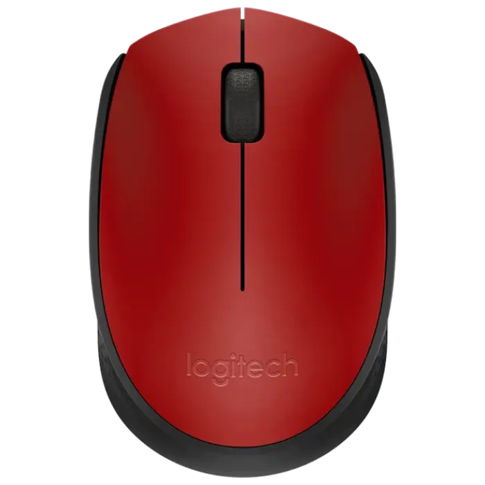 Mouse Wireless Logitech M171, Roșu - photo