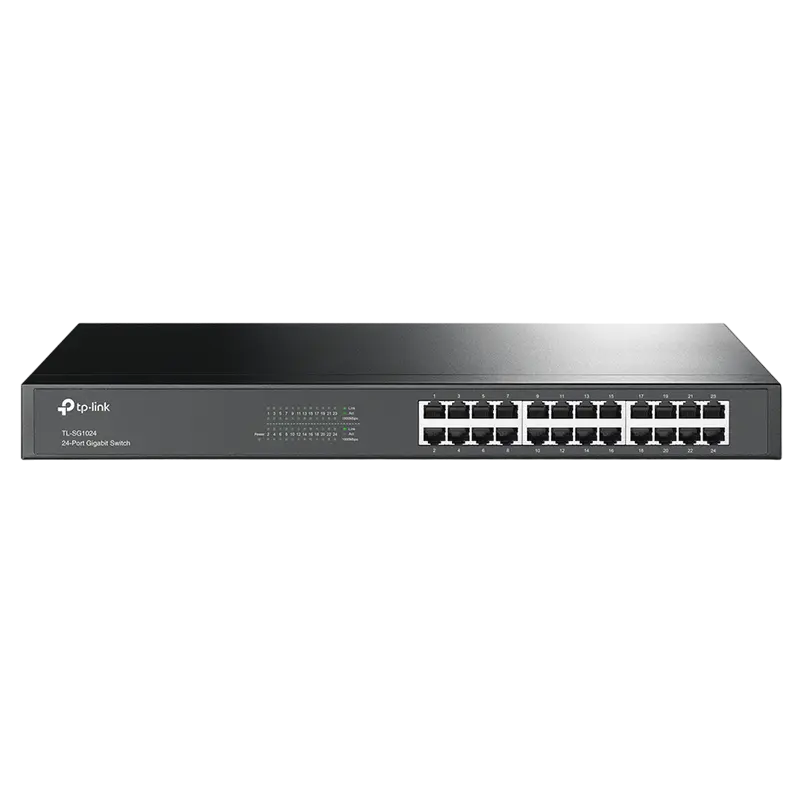 Сетевой коммутатор TP-LINK TL-SG1024, 24x 10/100/1000 Мбит/с - photo