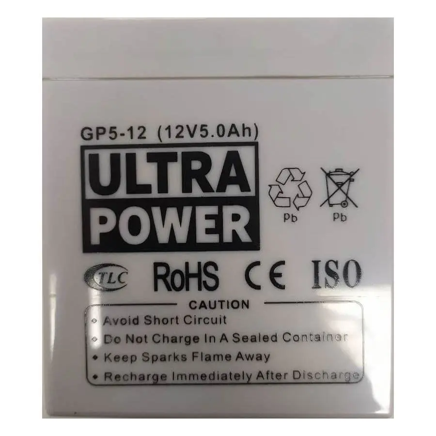 Acumulator UPS Ultra Power GP5-12, 12V, 5Ah - photo