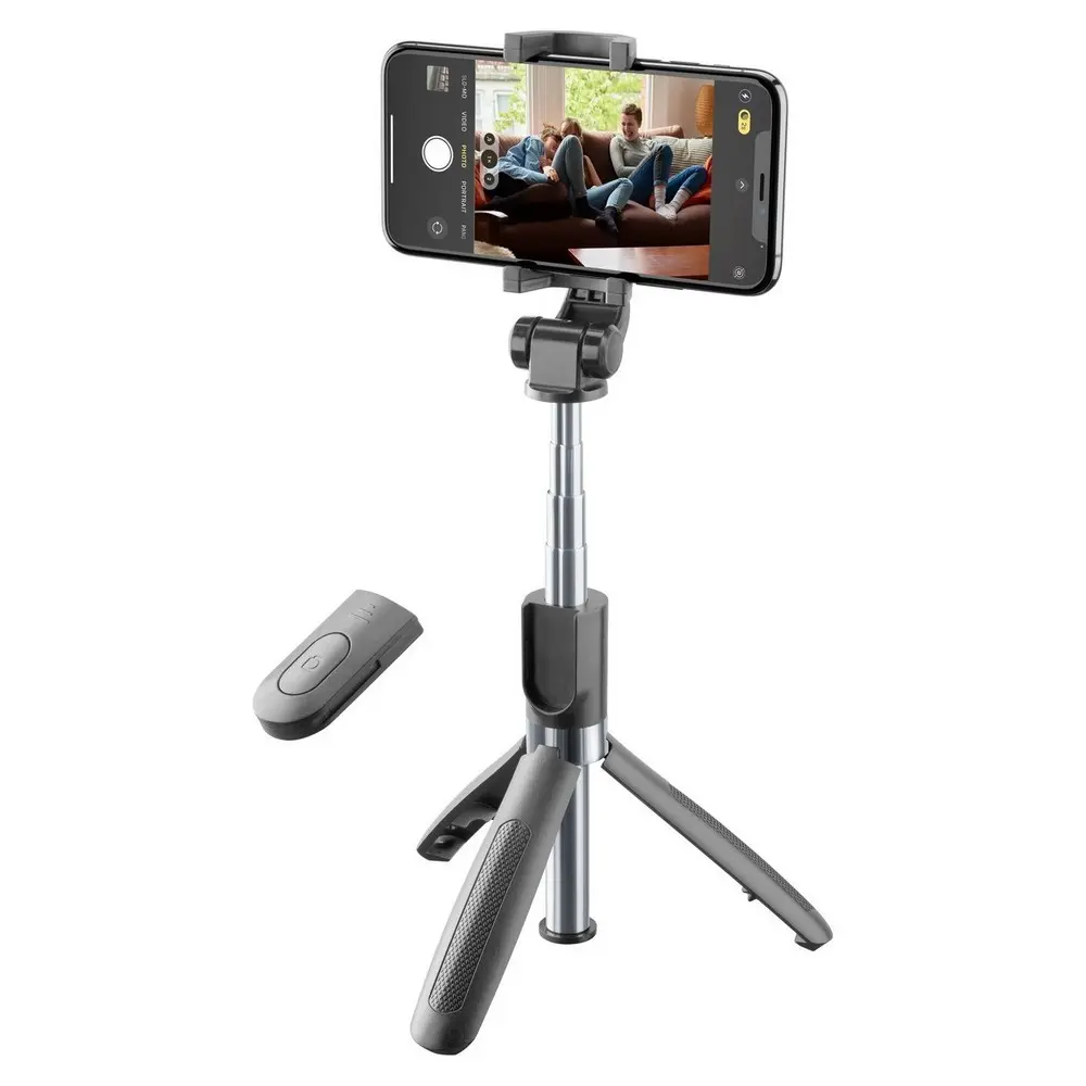 Bluetooth Selfie Stick Tripod Cellular, Black - photo