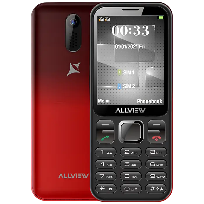 Telefon mobil Allview M20 Luna, Rosu | Negru - photo