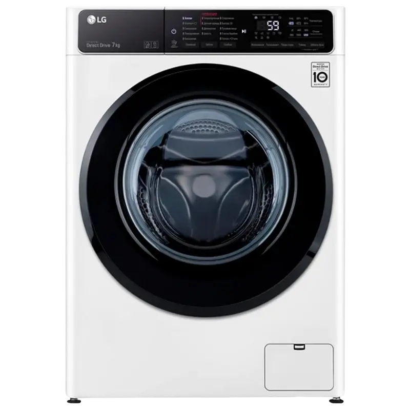 Mașină de spălat LG F2T3HS6W, 7kg, Alb - photo