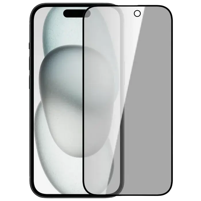 Защитное стекло Nillkin iPhone 15 Guardian Full coverage privacy, Чёрный - photo