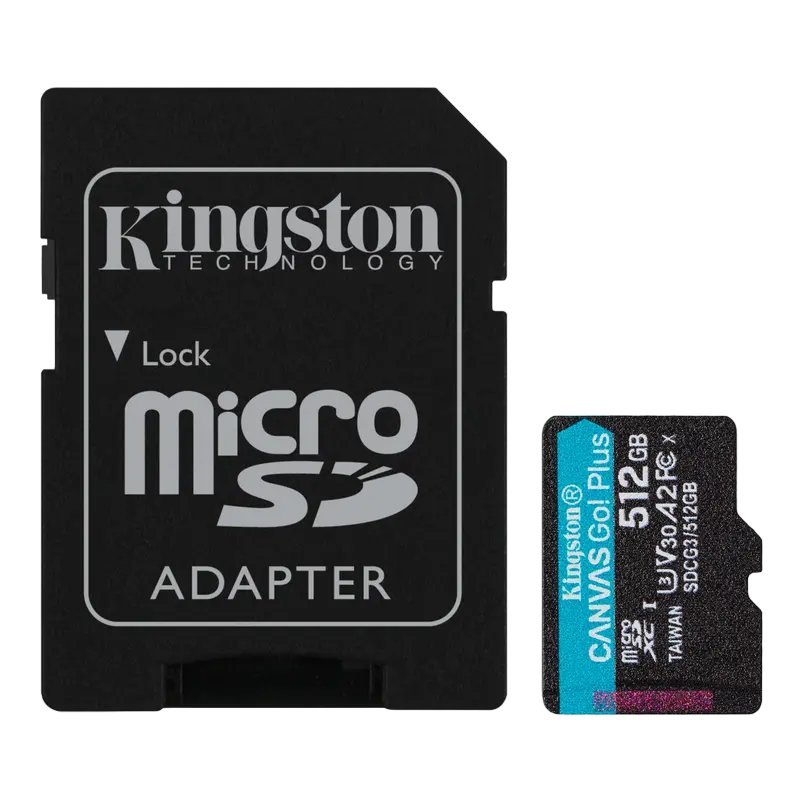 Card de Memorie Kingston Canvas Go! Plus, 512GB (SDCG3/512GB) - photo