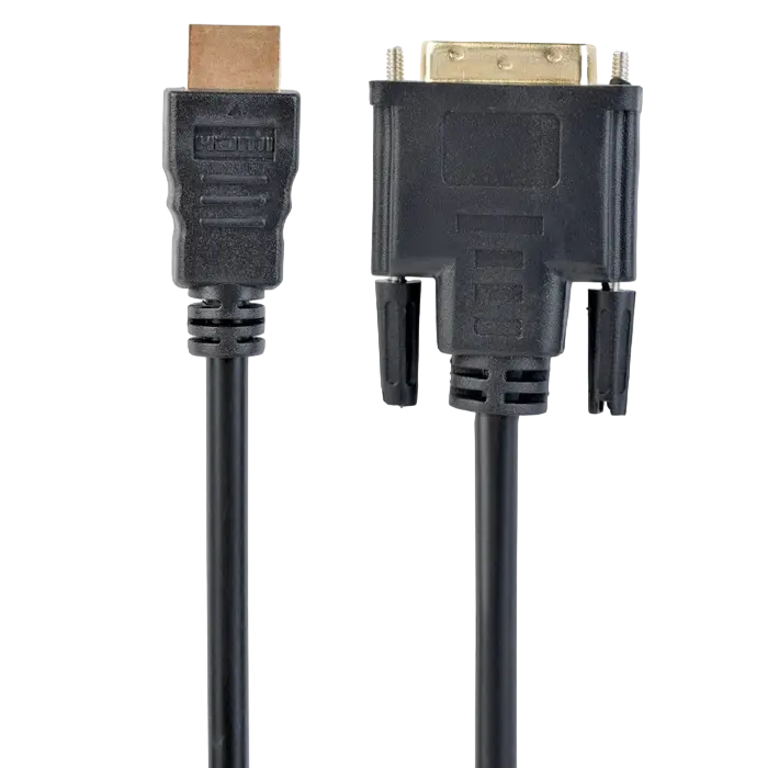 Видео кабель Cablexpert CC-HDMI-DVI-7.5MC, HDMI (M) - DVI-I (M), 7,5м, Чёрный - photo