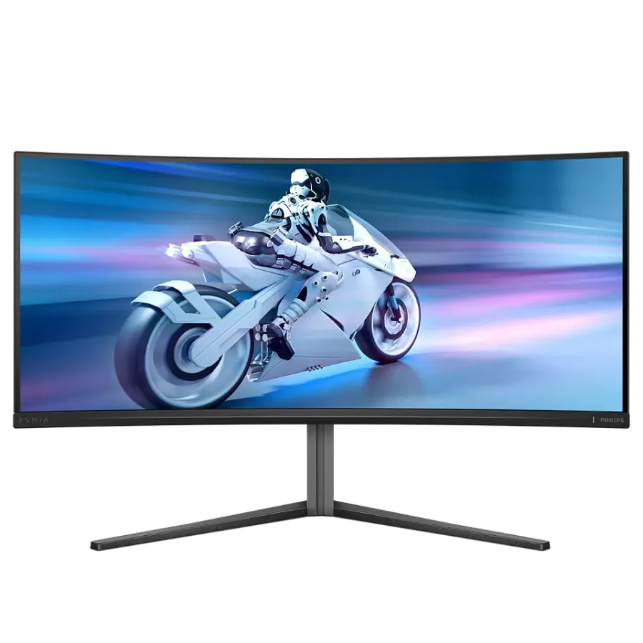 34" Игровой монитор Philips 34M2C6500, QD OLED 3440x1440 WQHD, Чёрный - photo