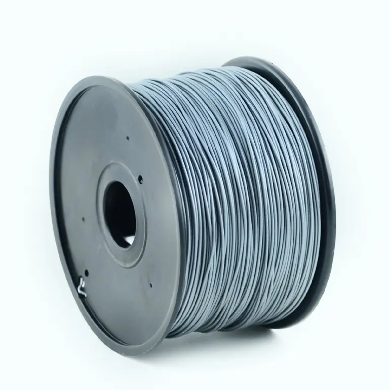 Filament pentru imprimantă 3D Gembird 3DP-ABS3-01-S, ABS, Argint , 3.0 mm, 1 kg - photo