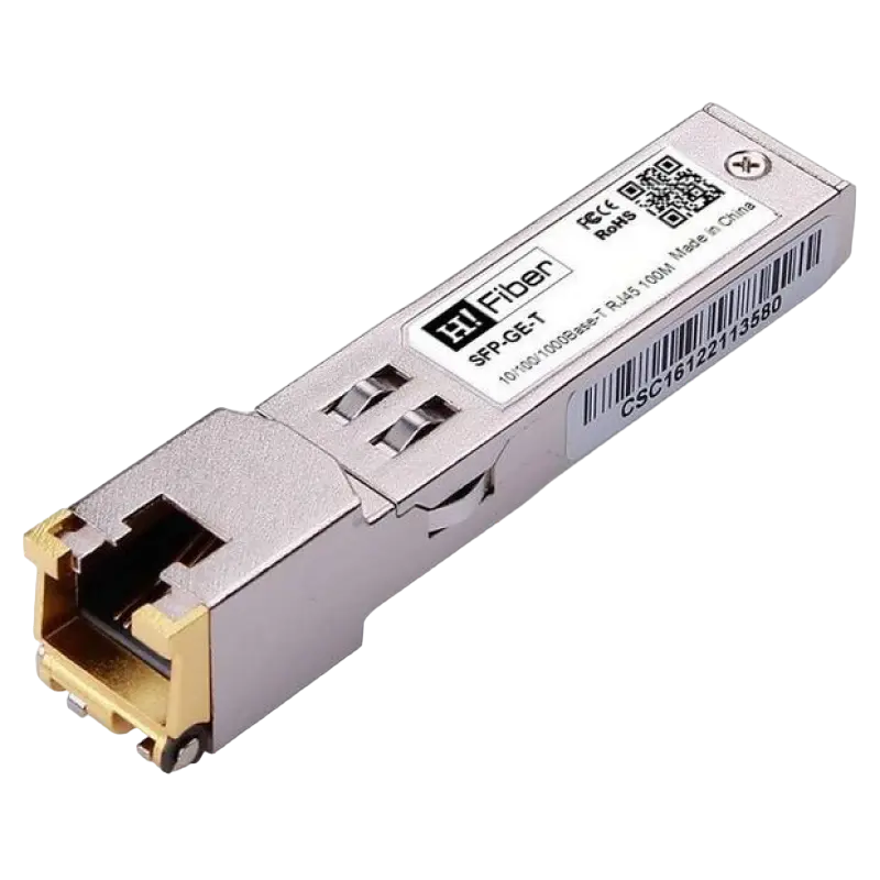 Трансивер - 10/100/1000 Base-T SFP, 1Гбит, 0,1км - photo