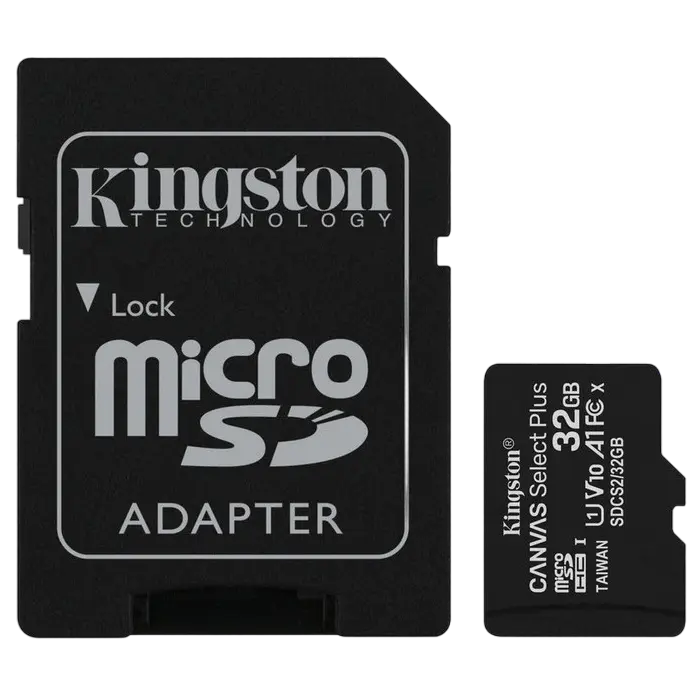 Карта памяти Kingston Canvas Select+, 32Гб (SDCS2/32GB) - photo